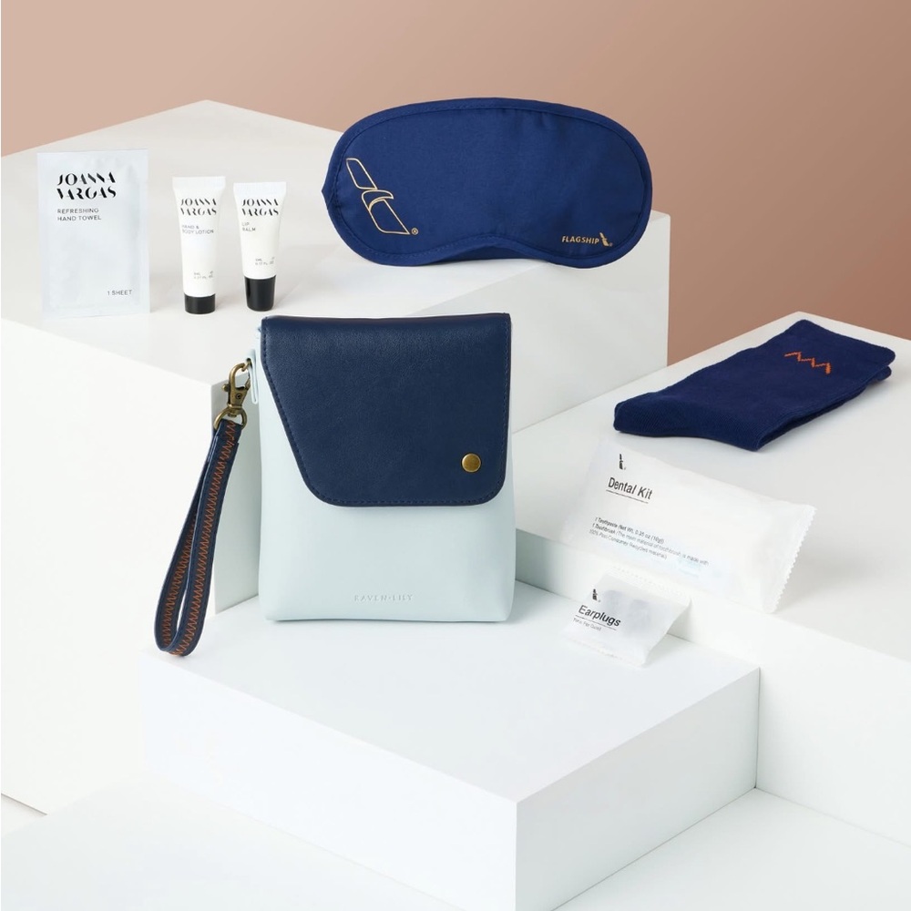 American Airlines X Raven + Lily Flagship First Class Amenity Travel Kit Bag